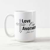 Liebe eine andere Cross-Coffee-Tasse Kaffeetasse (Links)