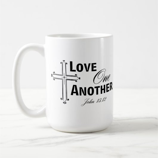 Liebe eine andere Cross-Coffee-Tasse Kaffeetasse (Links)