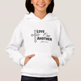 Liebe Eine andere Cross Girls Hoodie