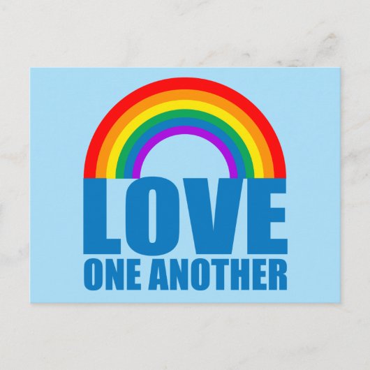 Liebe Eine andere inspirierende Christliche Verse Postkarte (Vorderseite)