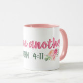 Liebe Eine andere Schrift // Bibelverse Tasse (VorderseiteRechts)