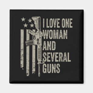 Liebe eine Frau und mehrere Waffen, lustiger Ehema Magnet