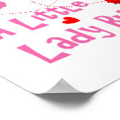 Liebe Eine kleine Dame bug Niedliche Kinder Poster (Ecke)