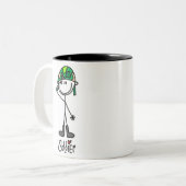 Liebe eine Soldat-Tasse Zweifarbige Tasse (Vorderseite Links)