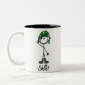 Liebe eine Soldat-Tasse Zweifarbige Tasse (Links)