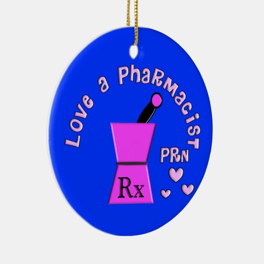 Liebe eine Weihnachtsverzierung des Apotheker-PRN Keramikornament (Rechts)