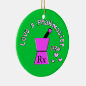 Liebe eine Weihnachtsverzierung des Apotheker-PRN Keramikornament (Rechts)
