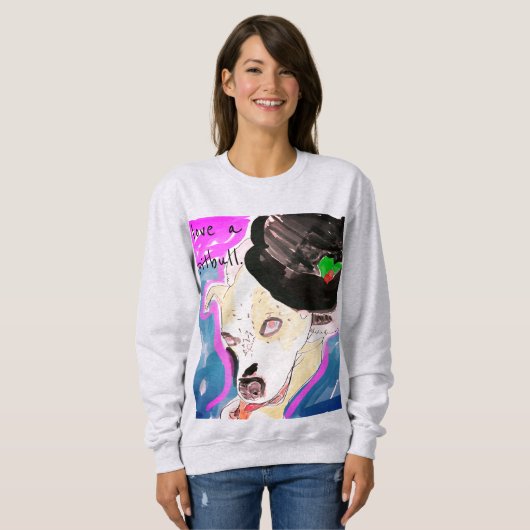 Liebe einen Pillerstier. Sweatshirt (Vorne ganz)