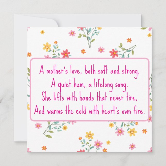 Liebe einer Mutter (Vorderseite)