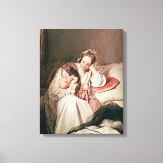 Liebe einer Mutter, 1839 Leinwanddruck (Vorderseite)