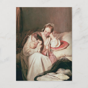 Liebe einer Mutter, 1839 Postkarte