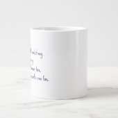 Liebe einer Mutter Jumbo-Tasse (Vorderseite)