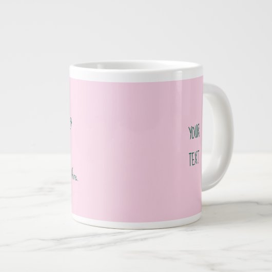 Liebe einer Mutter Jumbo-Tasse (Vorderseite Rechts)