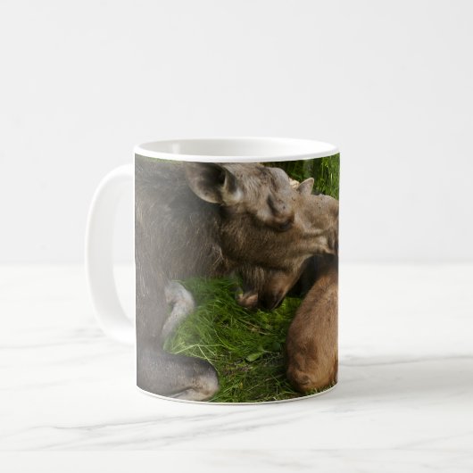 Liebe einer Mutter Kaffeetasse (Vorderseite Links)