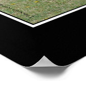 Liebe einer Mutter, Kuh leckt ihr Kalb Poster (Ecke)