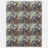 **"Liebe einer Mutter: Mama und Baby Lemur Cuddlin Fleecedecke (Vorderseite)