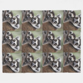 **"Liebe einer Mutter: Mama und Baby Lemur Cuddlin Fleecedecke (Vorderseite (Horizontal))