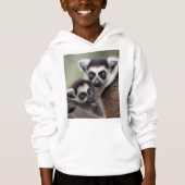 **"Liebe einer Mutter: Mama und Baby Lemur Cuddlin Hoodie (Vorderseite)