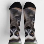 **"Liebe einer Mutter: Mama und Baby Lemur Cuddlin Socken (Oben)