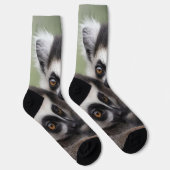 **"Liebe einer Mutter: Mama und Baby Lemur Cuddlin Socken (Rechts)