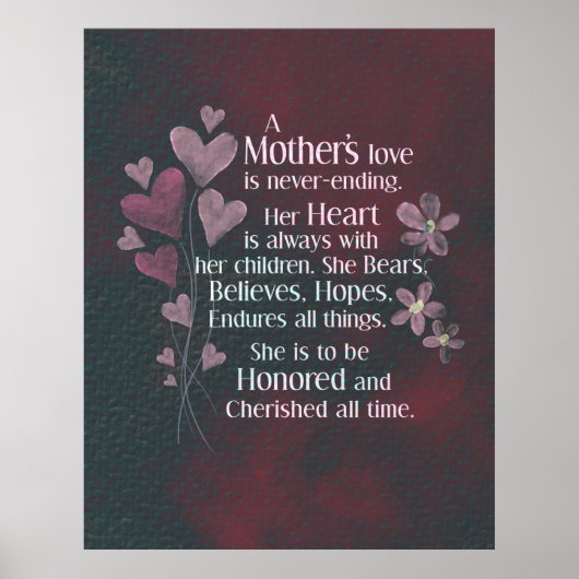 Liebe einer Mutter Poster (Vorne)