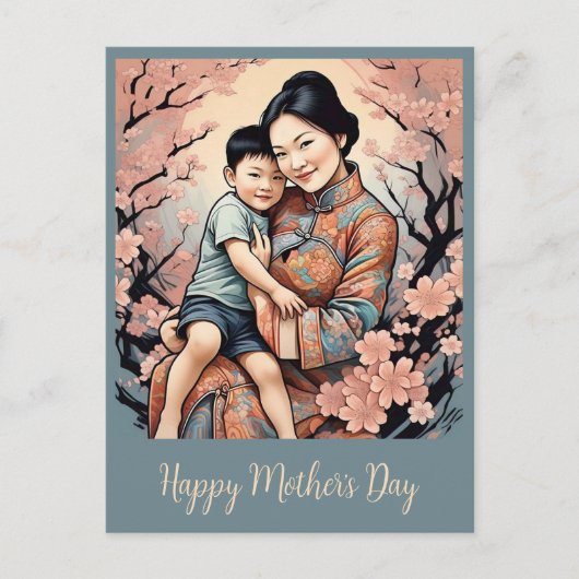 " LIEBE EINER MUTTER " POSTKARTE (Vorderseite)