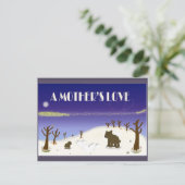 Liebe einer Mutter Postkarte (Stehend Vorderseite)