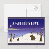 Liebe einer Mutter Postkarte (Vorne/Hinten)