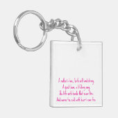 Liebe einer Mutter Schlüsselanhänger (Vorderseite links)