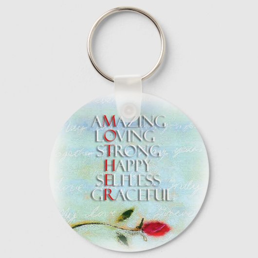 Liebe einer Mutter Schlüsselanhänger (Vorderseite)