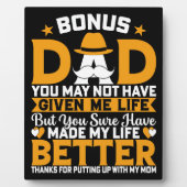 Liebe eines Bonus Vaters - bedingungslos und wahr Fotoplatte (Vorderseite)