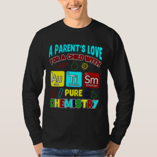 Liebe eines Elternteils für Kinder mit Autismus, r T-Shirt
