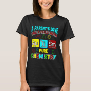 Liebe eines Elternteils für Kinder mit Autismus, r T-Shirt