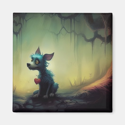 Liebe eines Hundes Magnet (Vorne)