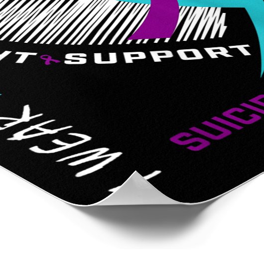 Liebe eines in Erinnerung an das Selbstmordbewusst Poster (Ecke)