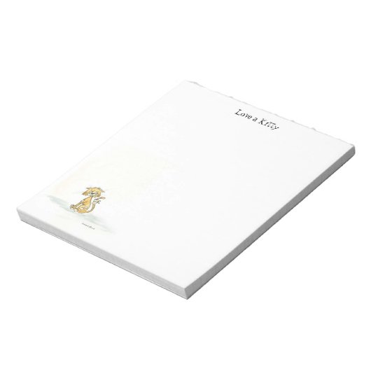 Liebe eines Kitty Note Pads Notizblock (Rotiert)