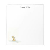 Liebe eines Kitty Notepad Notizblock (Vorderseite)