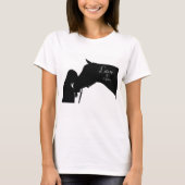 Liebe eines Lebenszeit-ReiterpferdeShirts T-Shirt (Vorderseite)