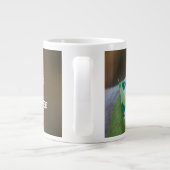 Liebe eines Miniaturschnauzer Jumbo-Tasse (Rückseite)