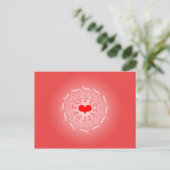 Liebe, einfach nur pure Liebe! Postkarte (Stehend Vorderseite)