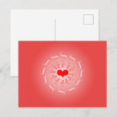 Liebe, einfach nur pure Liebe! Postkarte (Vorne/Hinten)