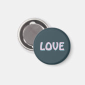 LIEBE EINFACHES GESCHENK FRAU FREUNDIN FREUND MAGNET (Vorderseite/Rückseite)