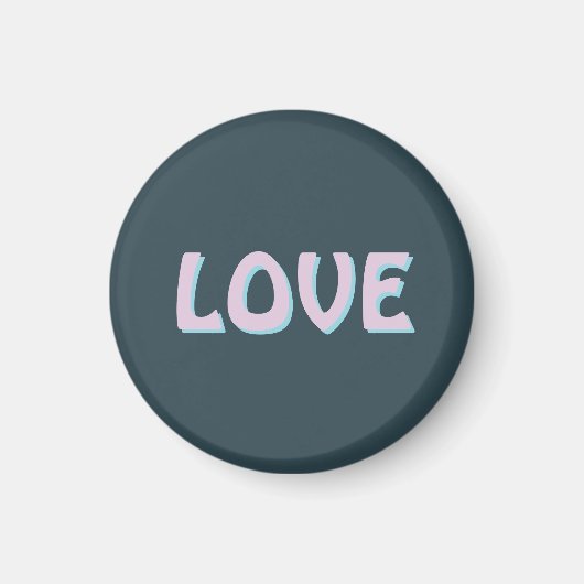 LIEBE EINFACHES GESCHENK FRAU FREUNDIN FREUND MAGNET (Vorne)