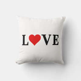 LIEBE Einfaches Minimalistisches Elegant Kissen