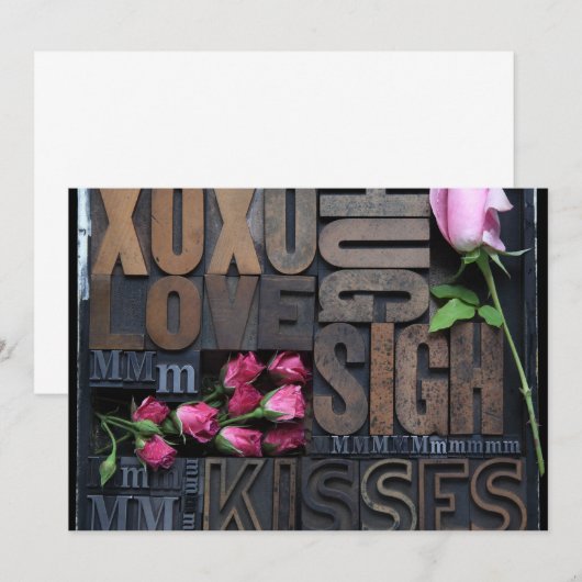 Liebe Einladung (Vorne/Hinten)