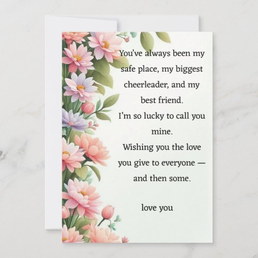 Liebe Einladung (Rückseite)