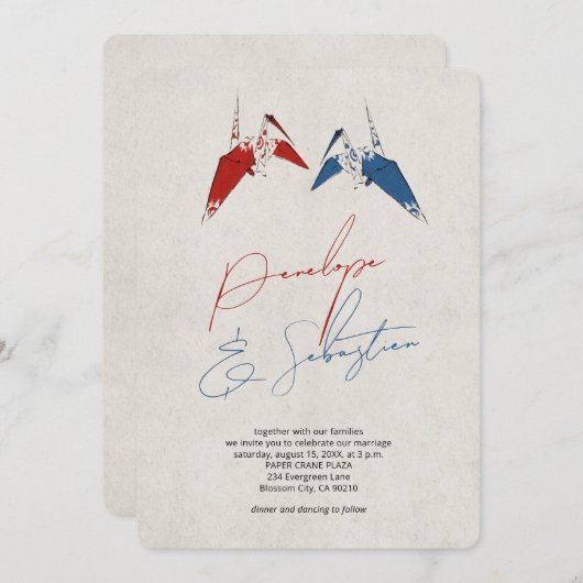 Liebe Einladung (Vorne/Hinten)