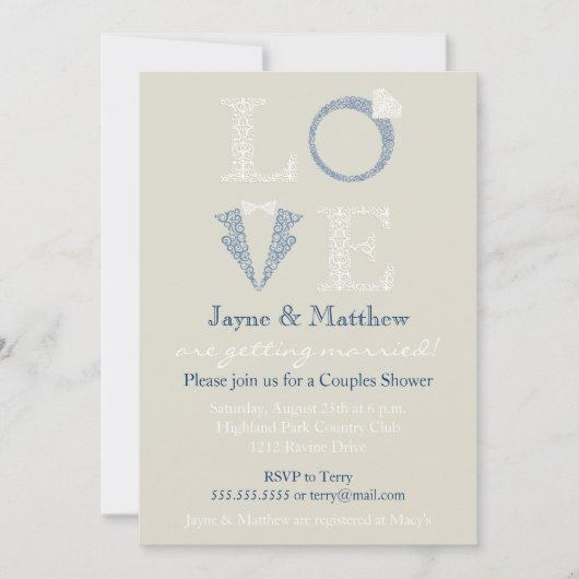 LIEBE Einladung (Vorderseite)