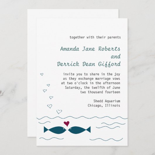 Liebe Einladung (Vorne/Hinten)