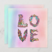 LIEBE EINLADUNG (Vorne/Hinten)